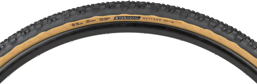 Rutland 700 x 38 Tubeless Folding Tan Durable Fast Compound