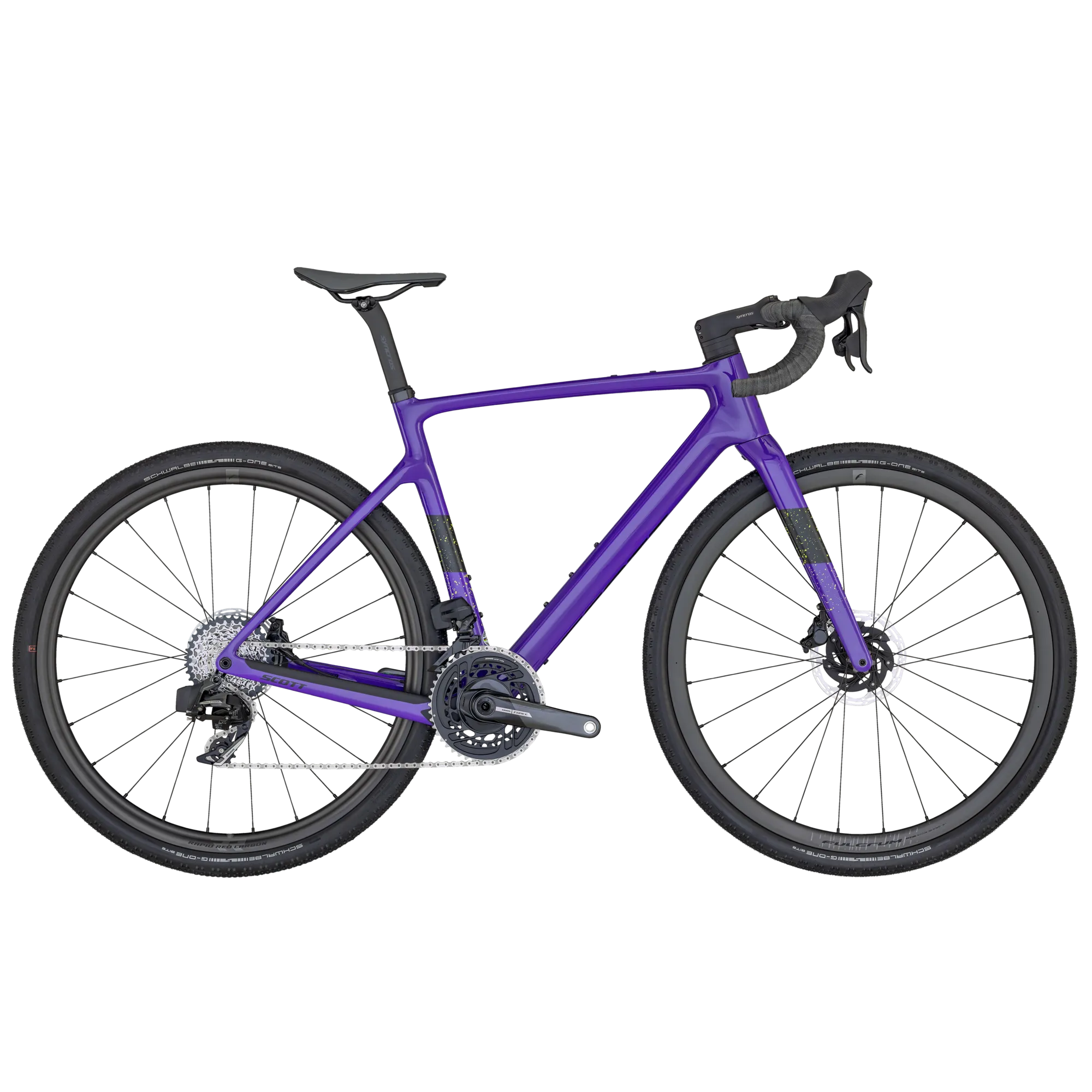 Scott Addict Gravel 10 2024 - Sram Force AXS 2x12sp - Fulcrum Rapid Red