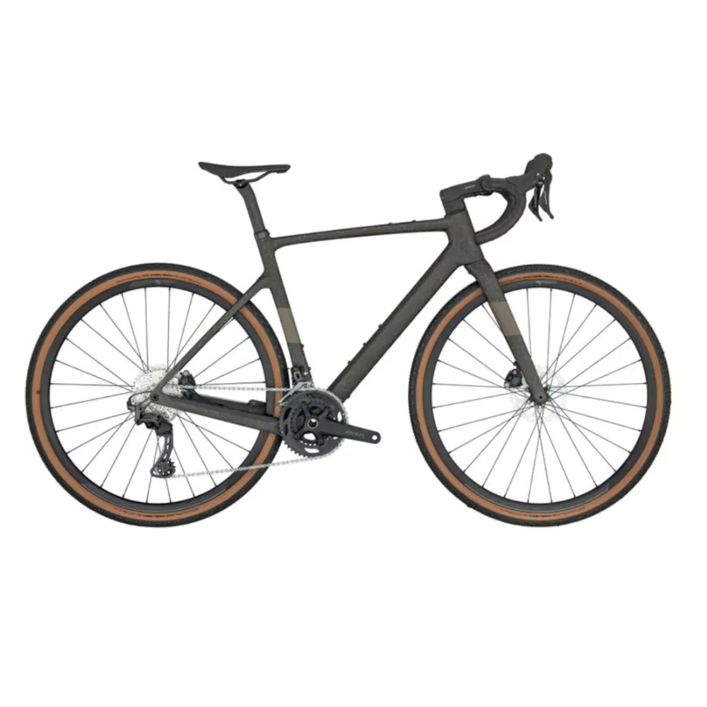 Scott Addict Gravel 40 black 2024 - Shimano GRX 2x12sp - Syncros RP2.0