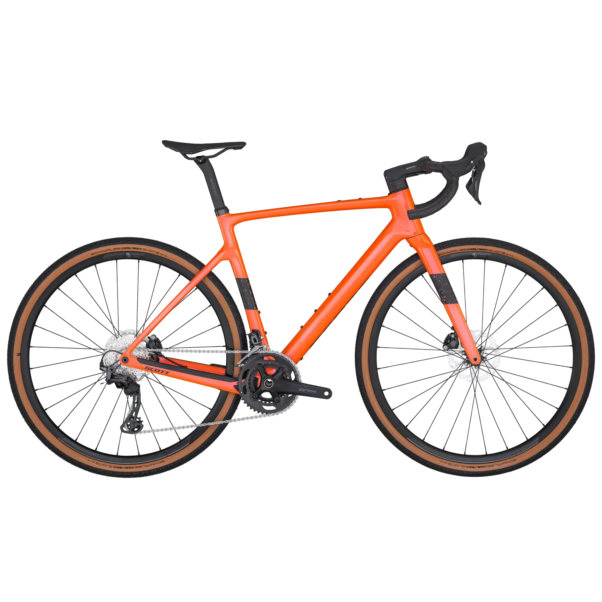 Scott Addict Gravel 40 black 2024 - Shimano GRX 2x12sp - Syncros RP2.0