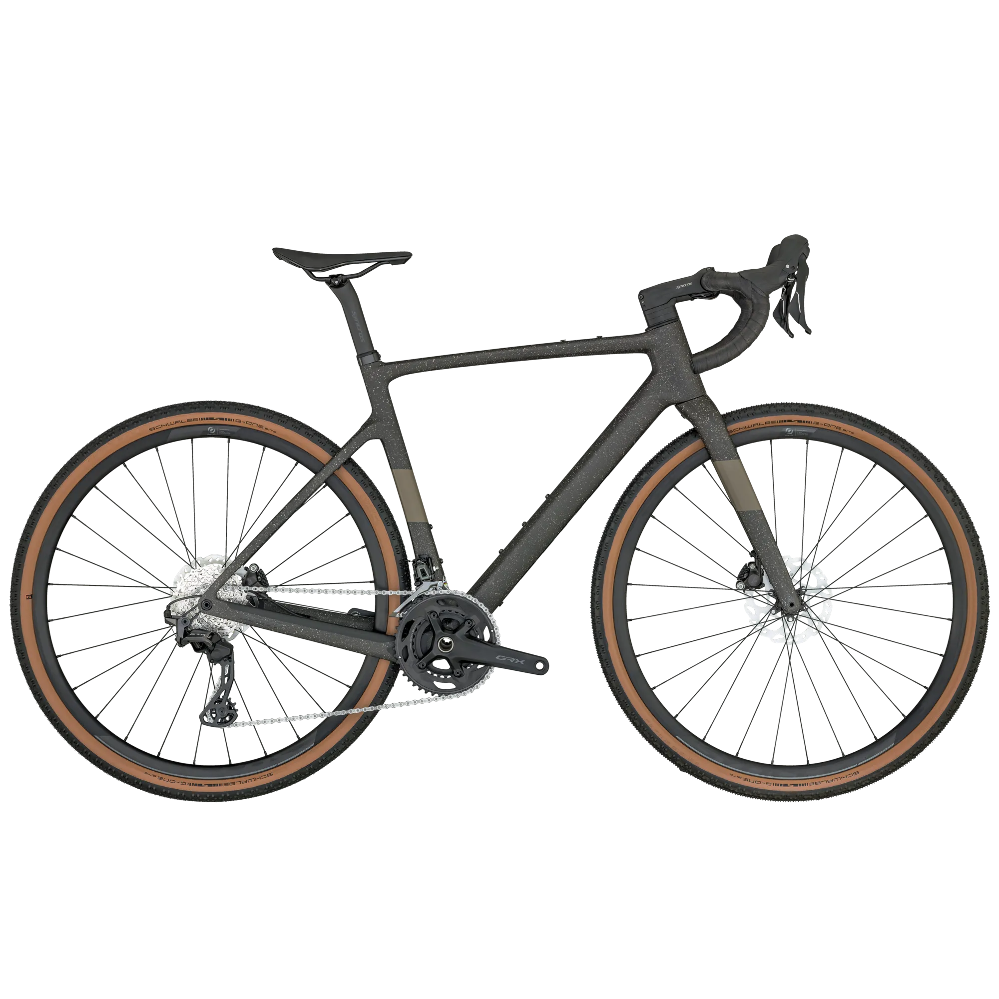 Scott Addict Gravel 40 black 2024 - Shimano GRX 2x12sp - Syncros RP2.0
