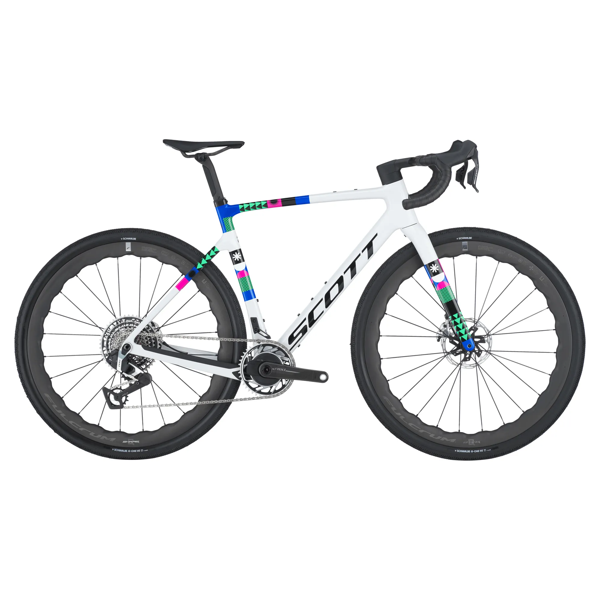 Scott Addict Gravel RC 2025 - Sram Red XPLR AXS 1x12sp - Fulcrum Sharq