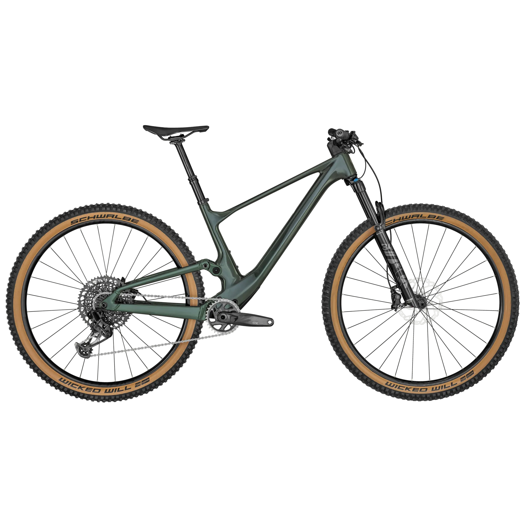 Scott Spark 930 green 2024 - Shimano XT 1x12sp - Syncros X-30SE
