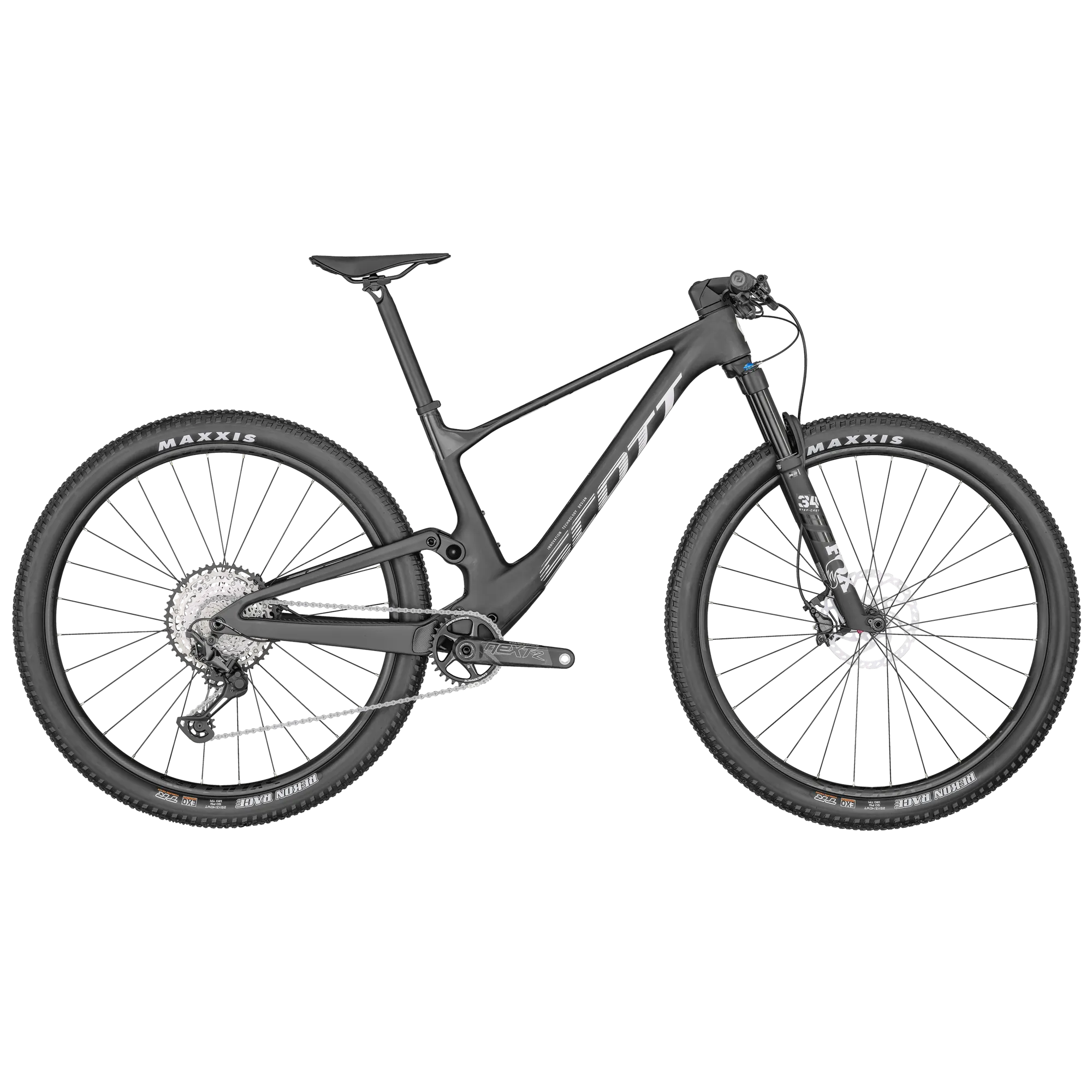 Scott Spark RC Team black 2023 - Shimano XT 1x12sp - Syncros Silverton