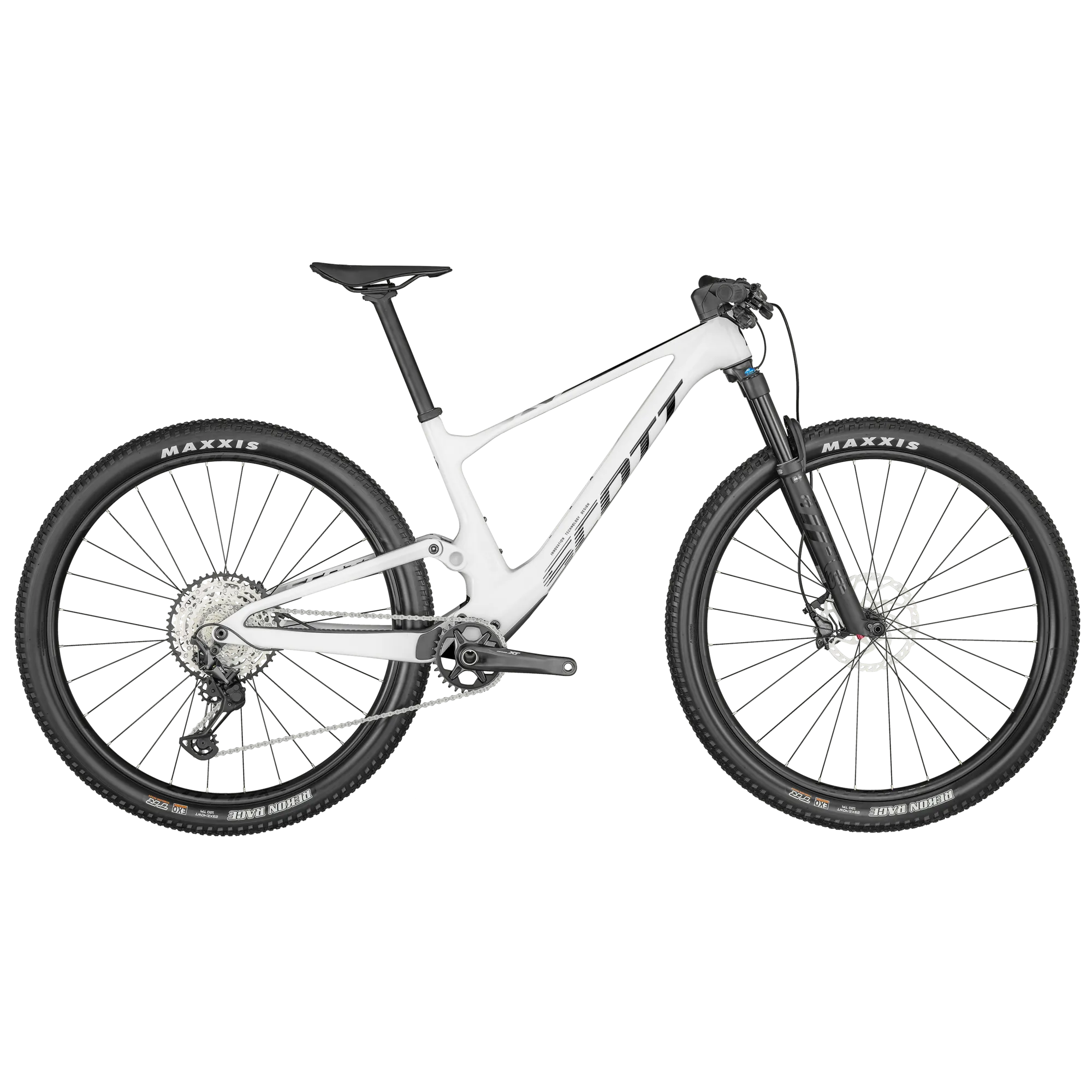 Scott Spark RC Team white 2023 - Shimano XT 1x12sp - Syncros Silverton
