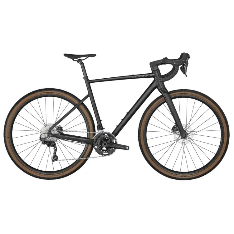 Scott Speedster Gravel 30 black 2023 - Shimano GRX 2x10sp - Syncros Race X25