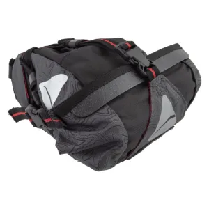 Seymour Oceanweave 7  Seatpack Bag Velcro Straps 10.6x6.3x5.5 427 c.i. Black