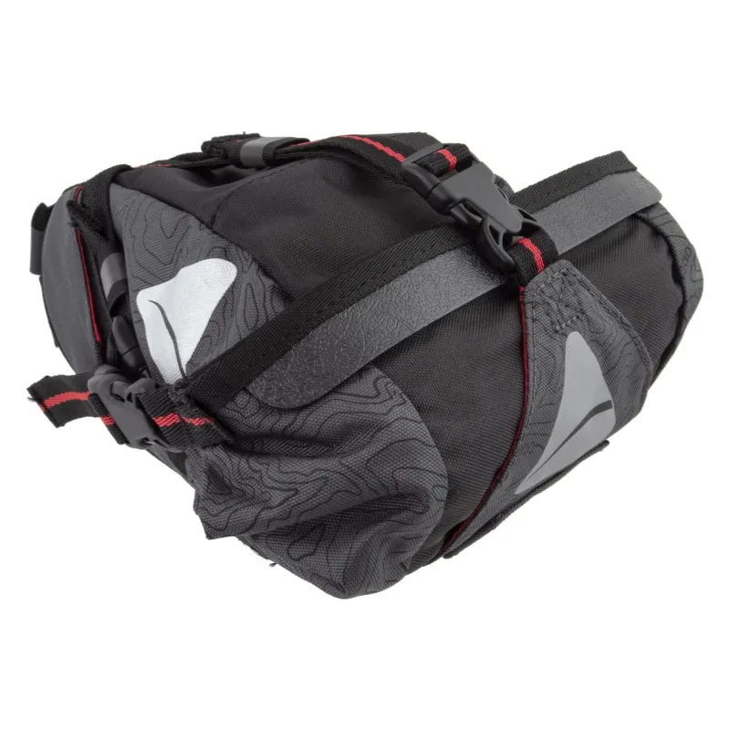 Seymour Oceanweave 7  Seatpack Bag Velcro Straps 10.6x6.3x5.5 427 c.i. Black