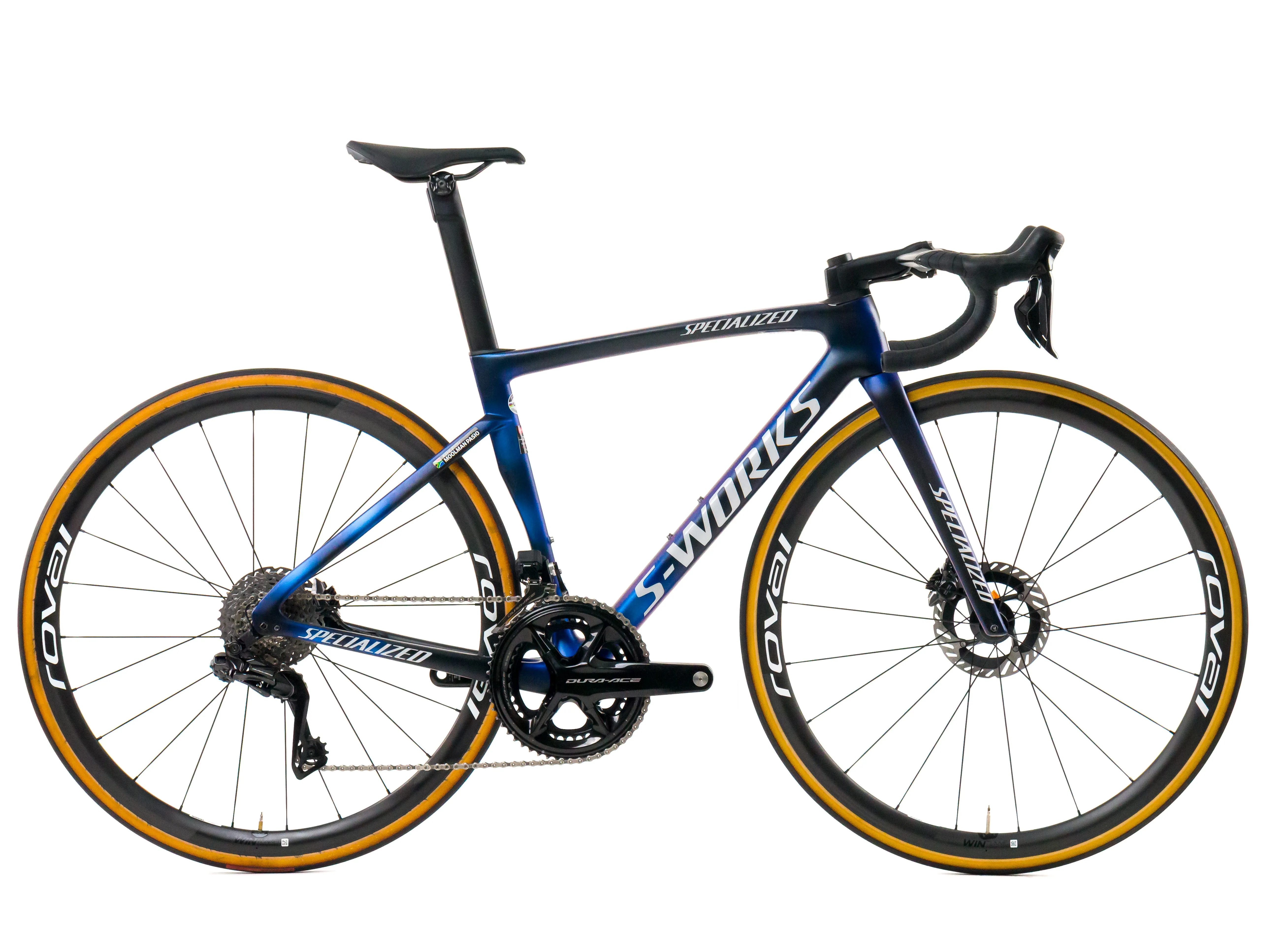 Specialized S-Works Tarmac SL7 2023 Team Soudal Quick-Step A. Moolman Pasio size 49 Shimano Dura-Ace R9270 Di2 2x12sp