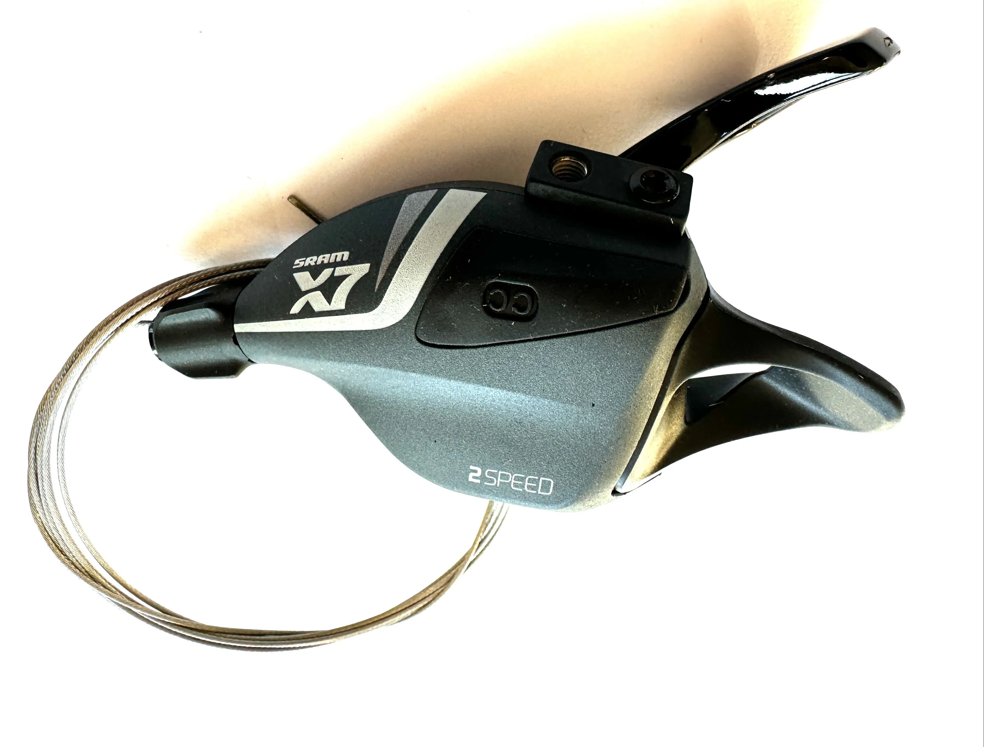 SRAM X7 2  Speed Left Gear Black/Grey Shifter Trigger 00.7018.027.010 NEW