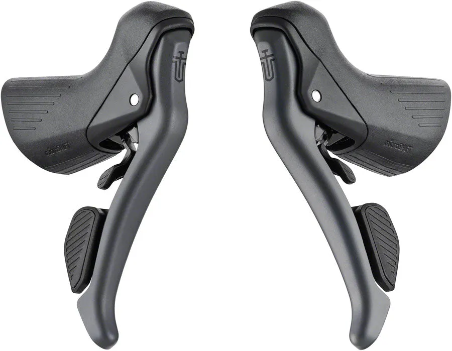 Sword Drop Bar Shifter/Brake Lever Set - 2x 10-Speed Sword Compatible Gray Version B