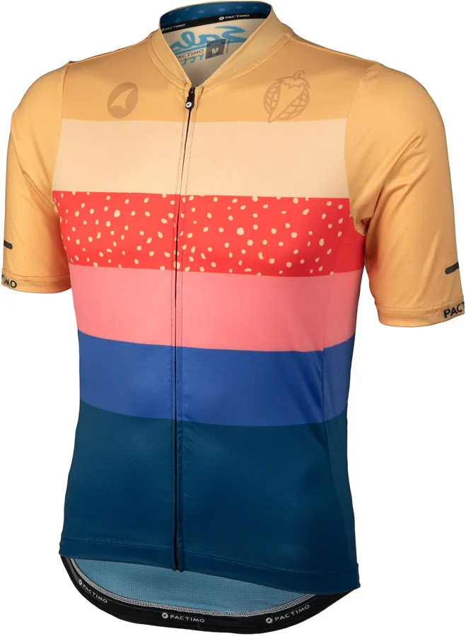 Team Polytone Mens Jersey - Goldenrod Dark Blue w/ Stripes 2X-Large