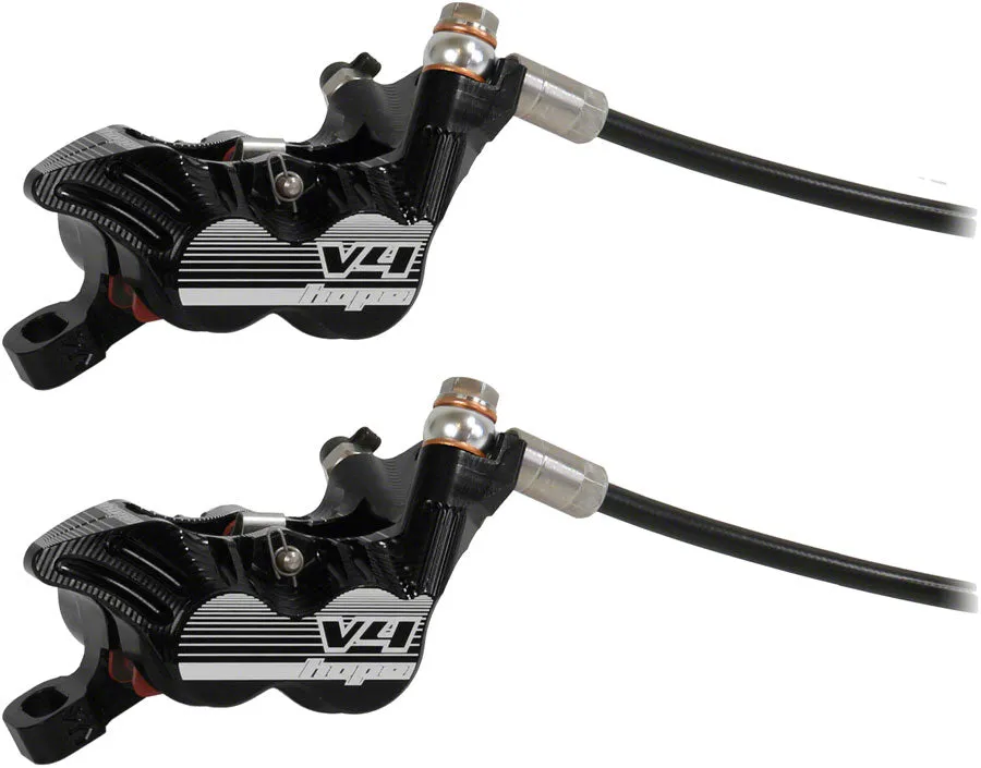 Tech 3 V4 Duo Disc Brake Lever - Right Hand Front Rear Hydraulic Post Mount BLK