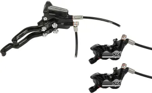 Tech 3 V4 Duo Disc Brake Lever - Right Hand Front Rear Hydraulic Post Mount BLK