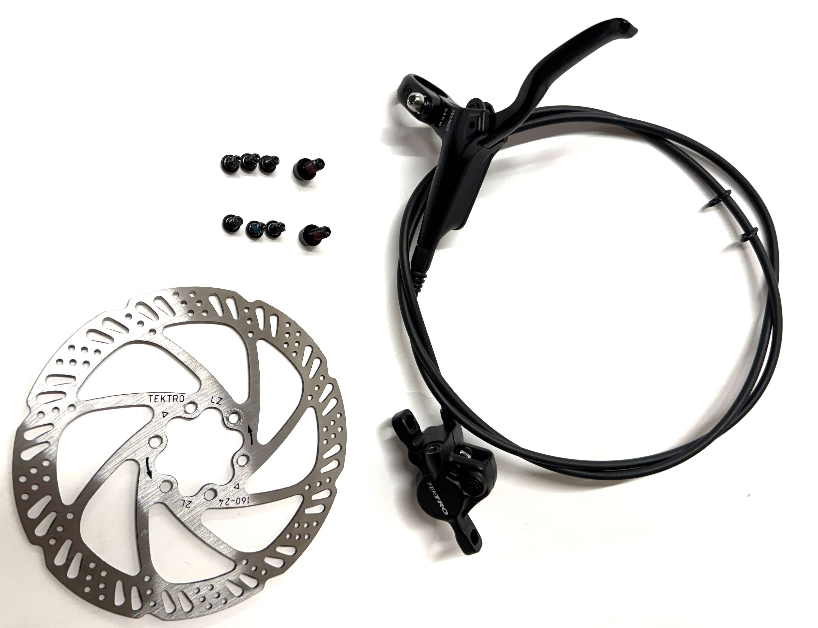 Tektro HD-M285 Hydraulic MTB Rear Bike Disc Brake Set  1370mm    160mm Rotor