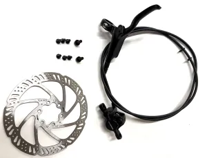 Tektro HD-M285 Hydraulic MTB Rear Bike Disc Brake Set  1400mm    160mm Rotor
