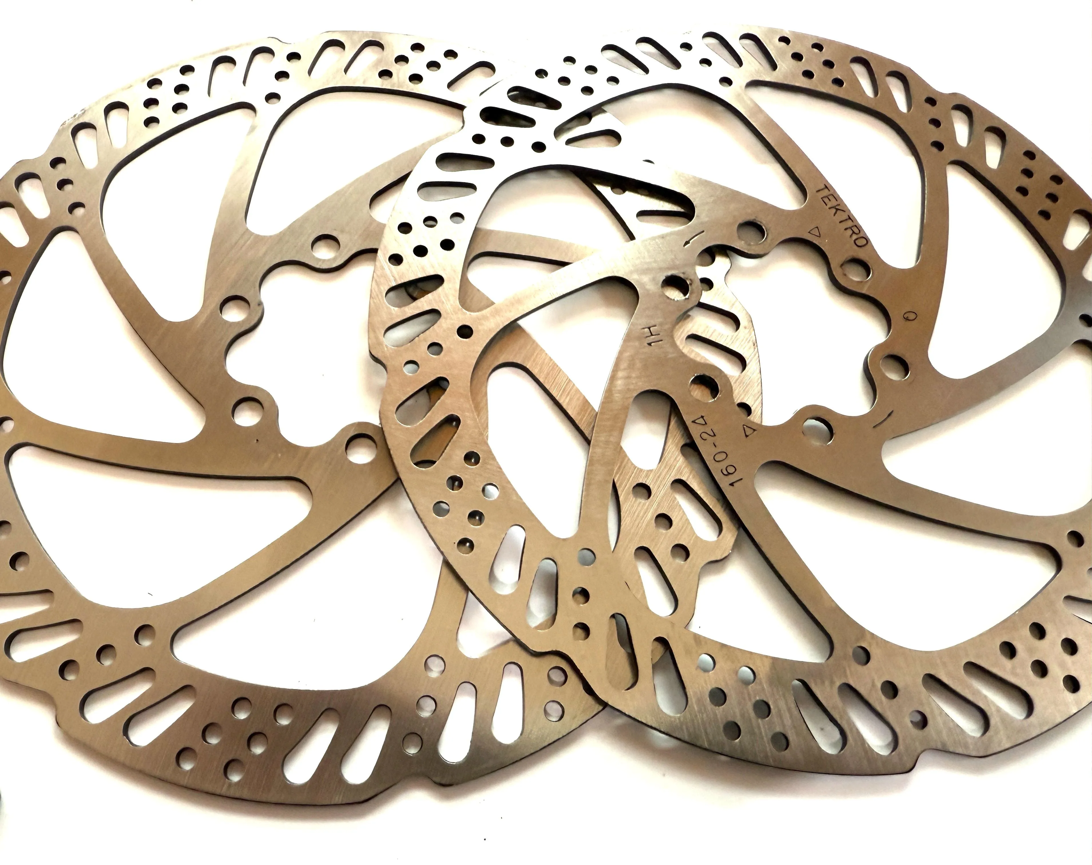 TEKTRO MD-M280 MTB Mechanical Disc Brakes Set F R Calipers   160mm Rotors