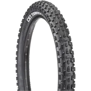 Toboggan Tire - 26 x 4 Clincher Wire Black Studded