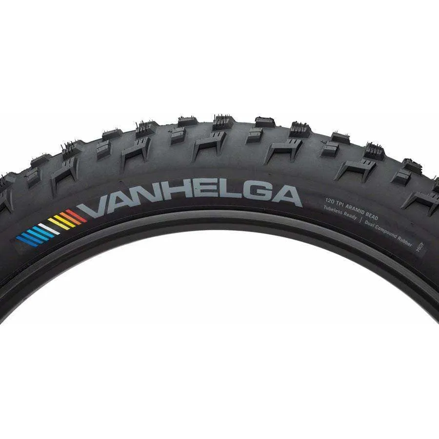 Vanhelga Tire - 26 x 4.2 Tubeless Folding Black 120 TPI