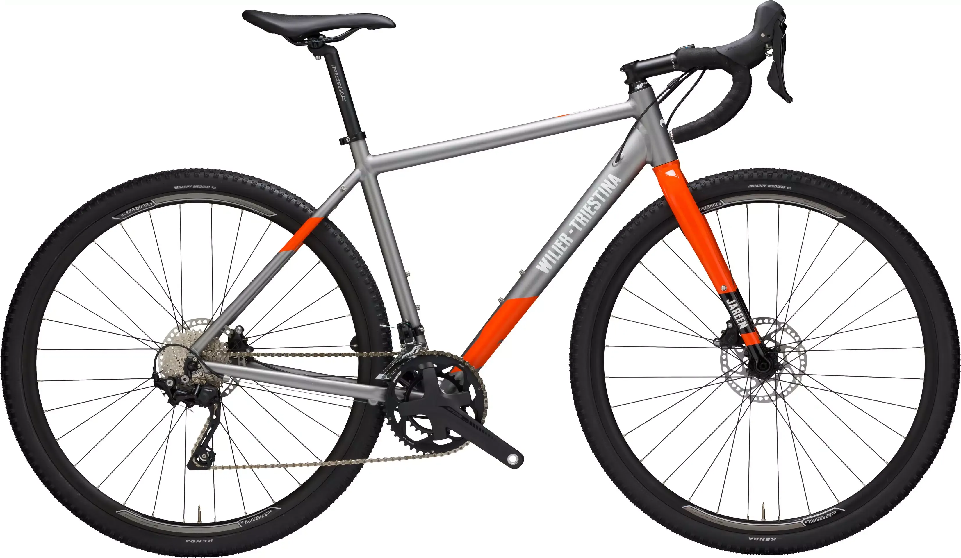 Wilier Jareen 2024 - Shimano GRX 2x10sp - WILIER TRIESTINA DD28 THRU AXLE   QR