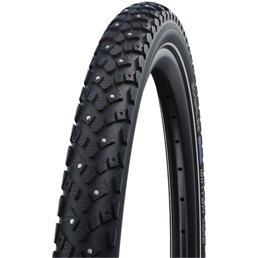 Winter Touring-Hybrid Bike Tire - 700 x 30, Clincher, Wire, Black, K-Guard, Winter, 118 Studs