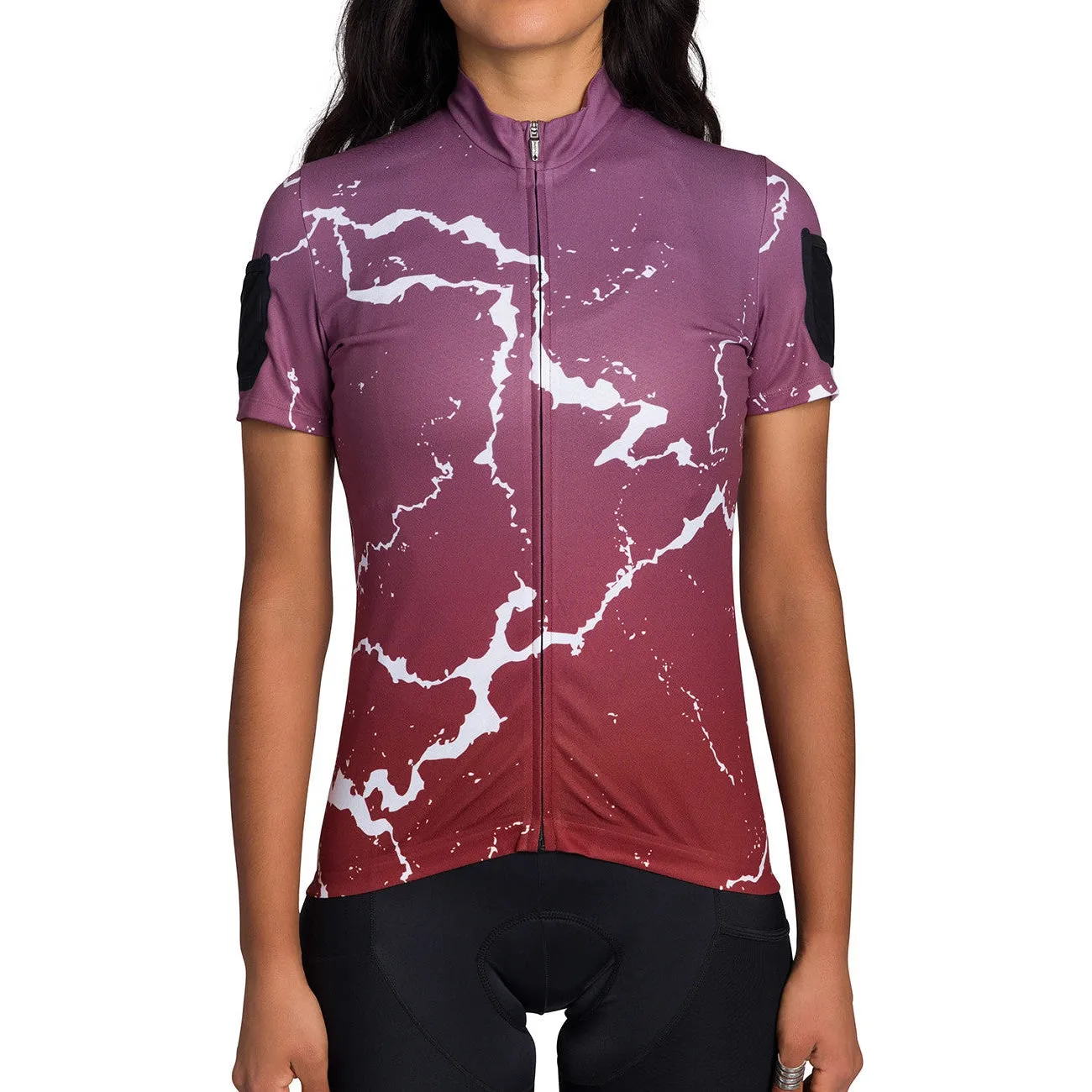 Working Title Women's Road Bike Jersey - Purple