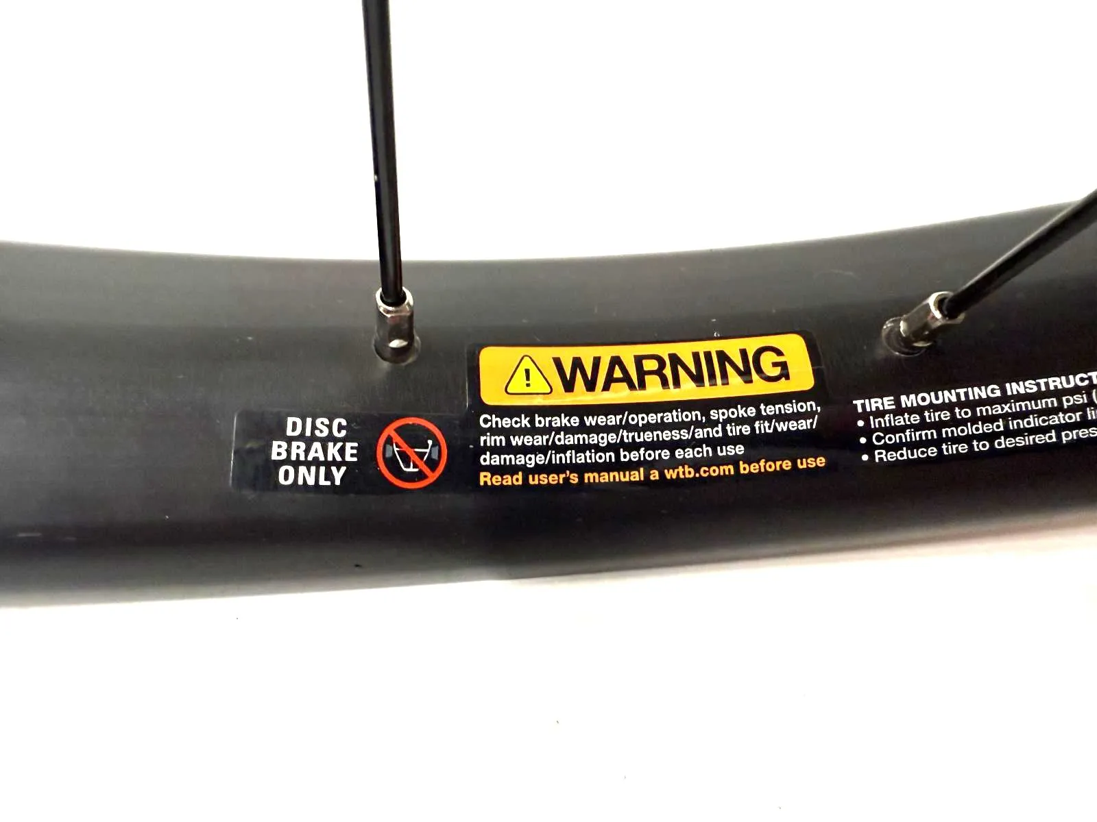 WTB ST i35 27.5" MTB Mountain Bike Front Wheel 15mm x 110mm HB-MT400B Thru Axle